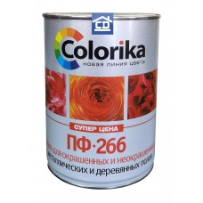 Краска для пола ПФ-266 золотисто-коричневая 1,9 кг Colorika
